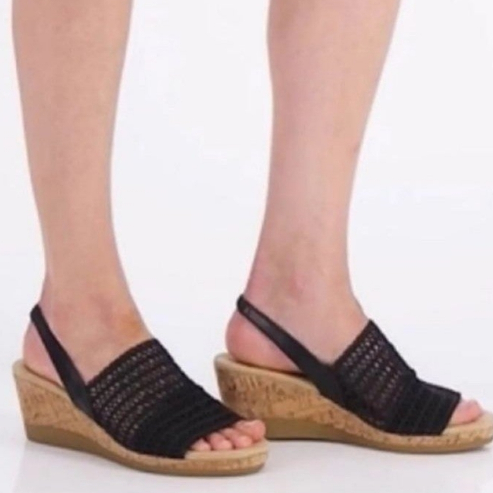Macrame Wedge Sandals